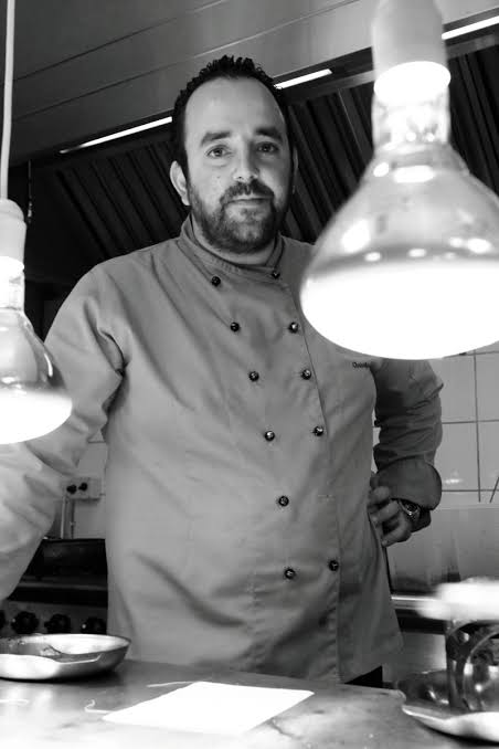 Chef Zinonas Christofidis in the kitchen